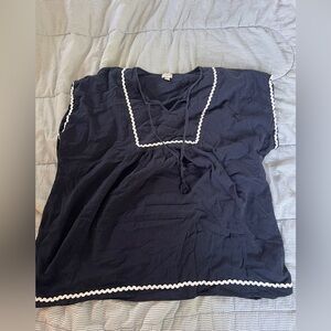 J Crew Factory XXL Ric Rac Cover Up